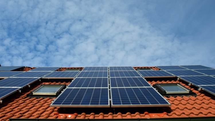 Solar Green Energy System installed on roof