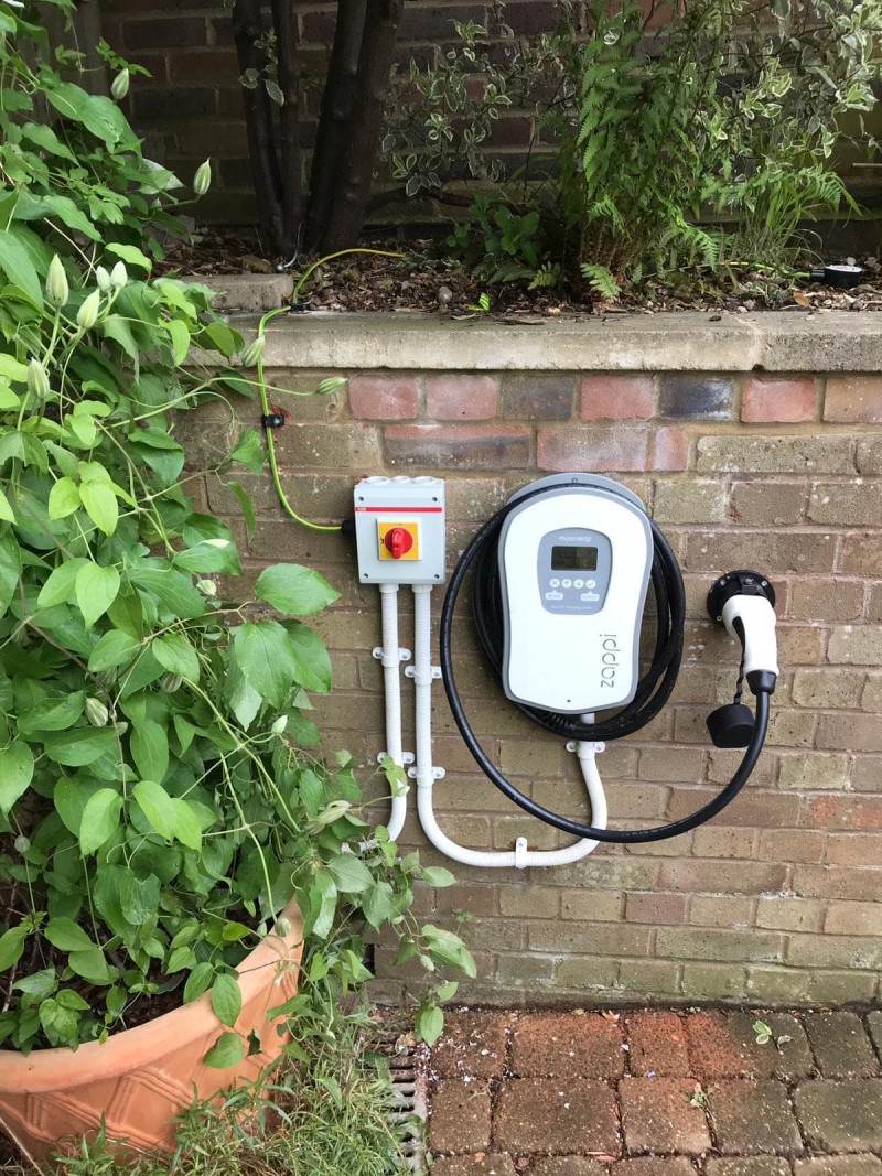 EV Charging Tunbridge Wells, Kent, Ms H TLGEC Renewable Energy Solar PV, Battery Storage