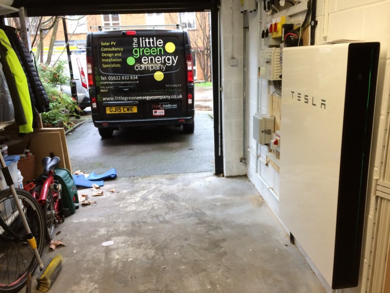 Tesla Battery Storage Installation in West London for Mr P