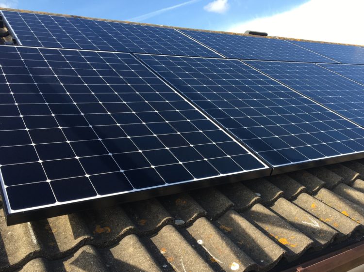 Solar PV installation in Sittingbourne, Kent, Mrs F