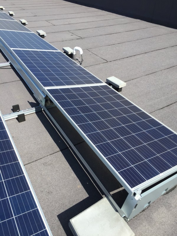Solar PV installation in Gravesend, Kent, St George's School