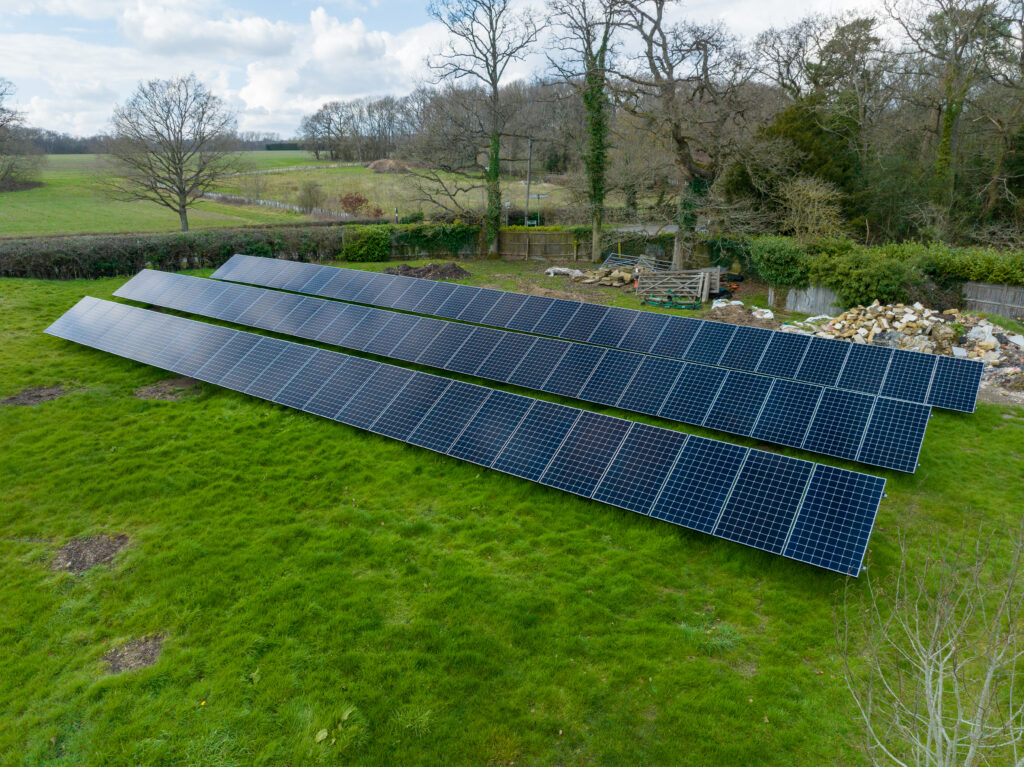 Ground mounted solar panels Kent Surrey Sussex
