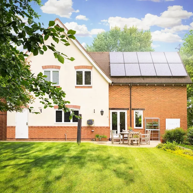 Solar and Tesla Powerwall on Home