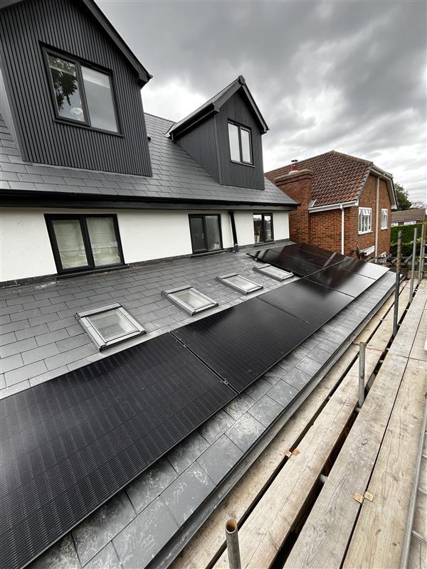 Longi Solar Panels on roof